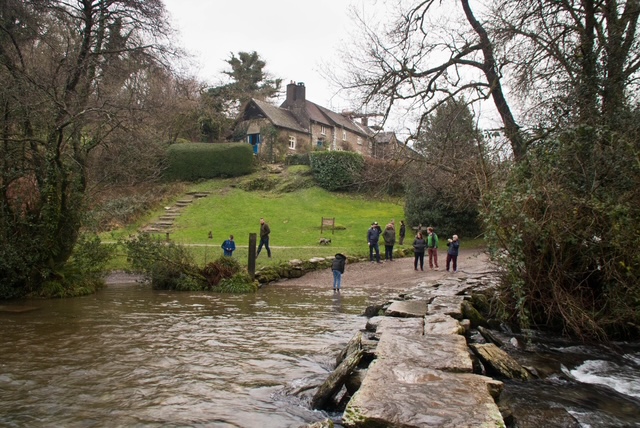 Tarr Steps ancient clapper bridge
